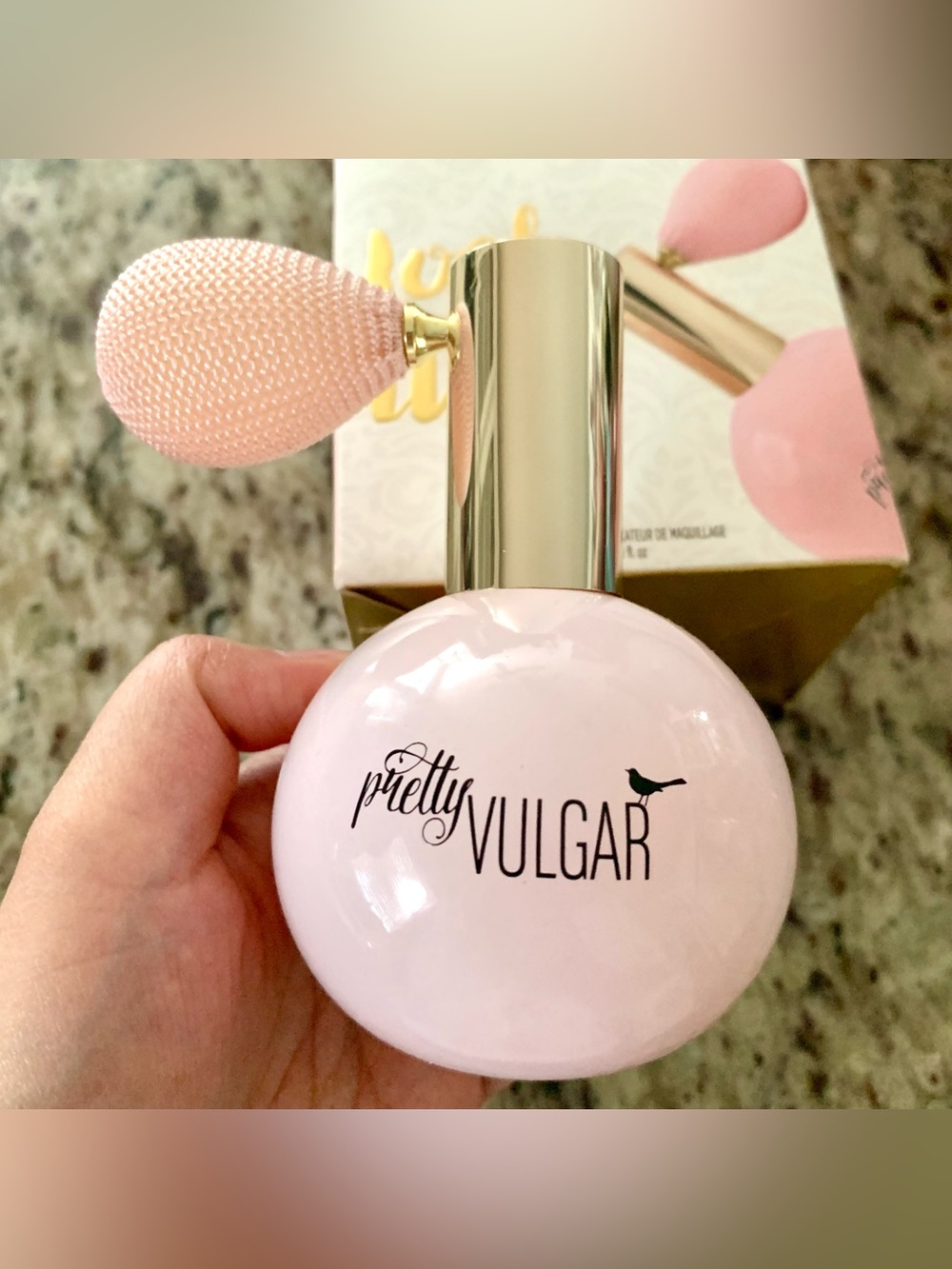 PRETTY VULGAR LOCK IT IN MAKEUP SETTING SPRAY 43 SET IN STONE 3 oz